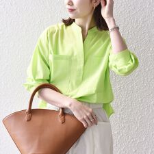SHIPS any:〈洗濯機可能〉ポケット コンパクト ショート シャツ