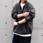 SHIPS any: 〈撥水・透湿・軽量〉PERTEX(R) ハーフジップ プルオーバー 