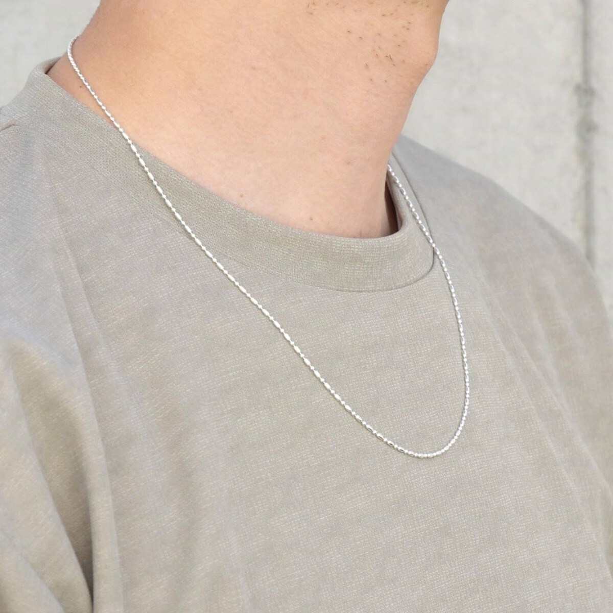 [}C]SHIPS any: SLV925 55cm `F[ lbNX/VbvX GjBiSHIPS anyj Xg[