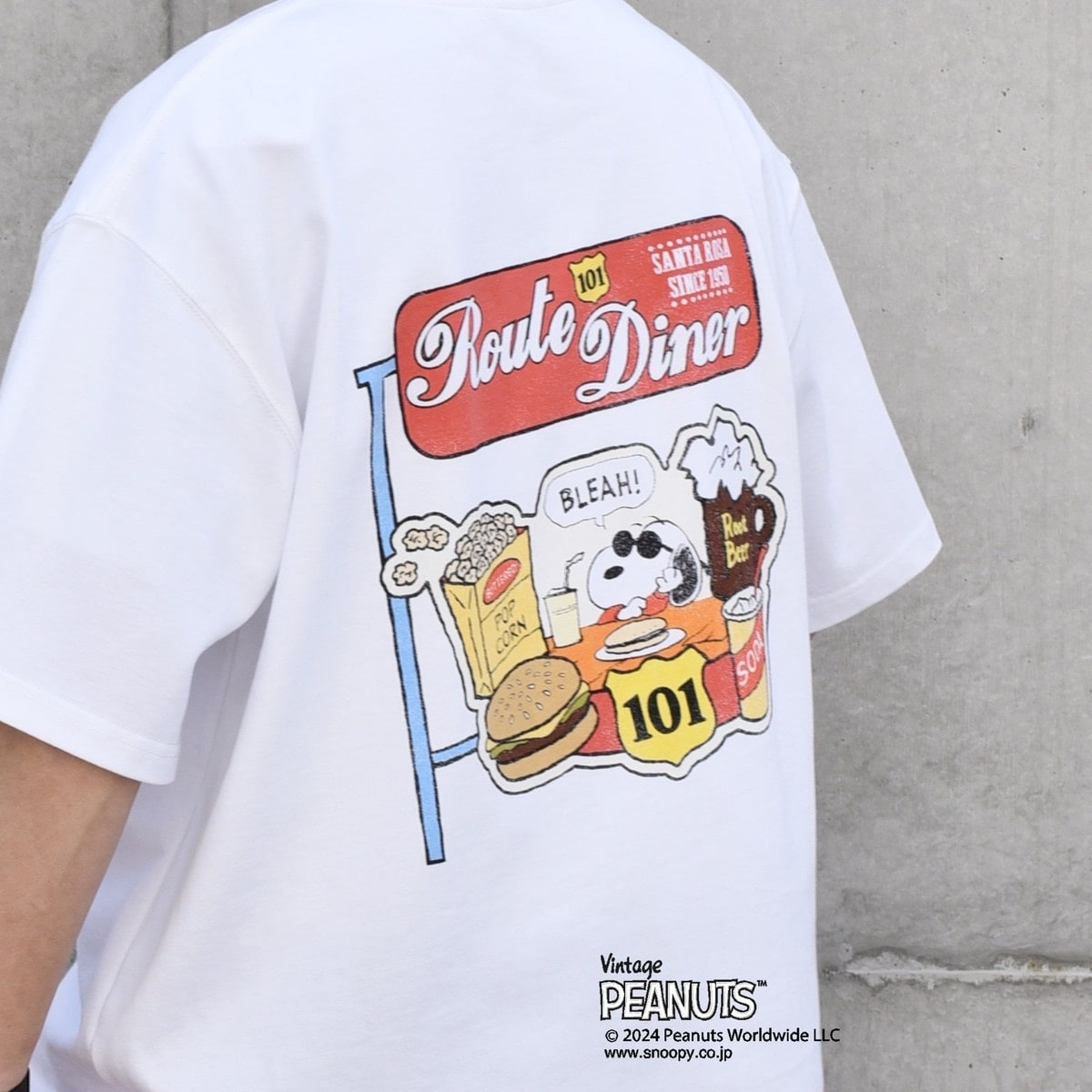 SHIPS any: SNOOPY コラボ カルチャー グラフィック バック