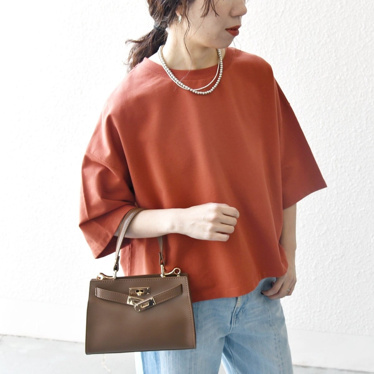 SHIPS for women / シップスウィメン SHIPS any:〈洗濯機可能〉インレイ コクーン ショートスリーブ プルオーバー SHIPS｜SHIPS any:<洗濯機可能>インレイ コクーン ショート