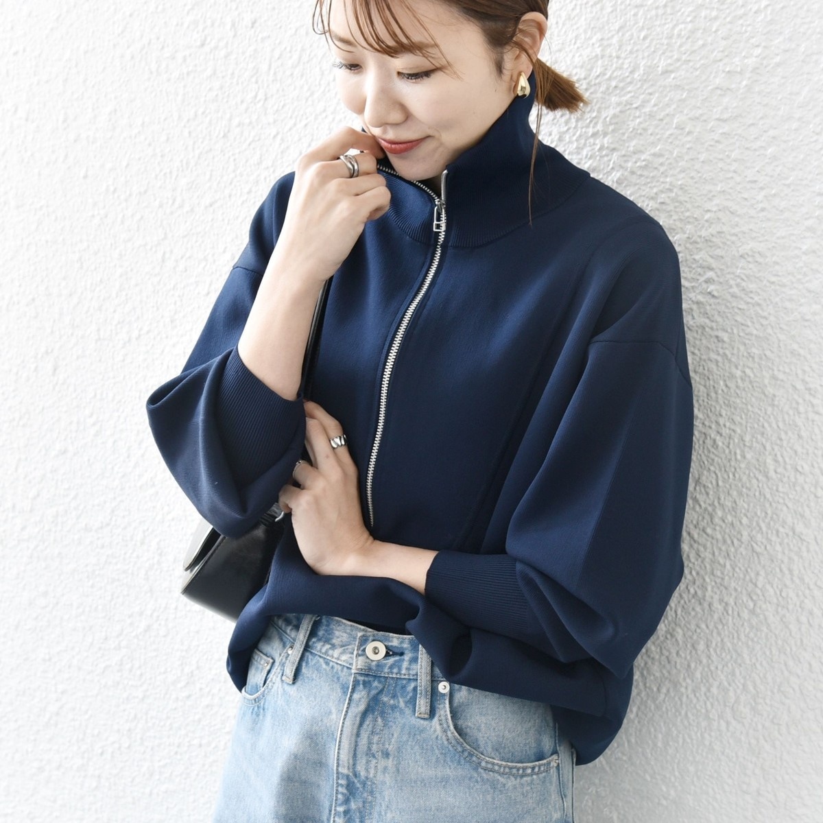 SHIPS for women / シップスウィメン SHIPS any:〈手洗い可能〉ギマ  ワイド フレンチ シアー ニット プルオーバー SHIPS any:〈手洗い可能〉ギマ ワイド フレンチ シアー ニット