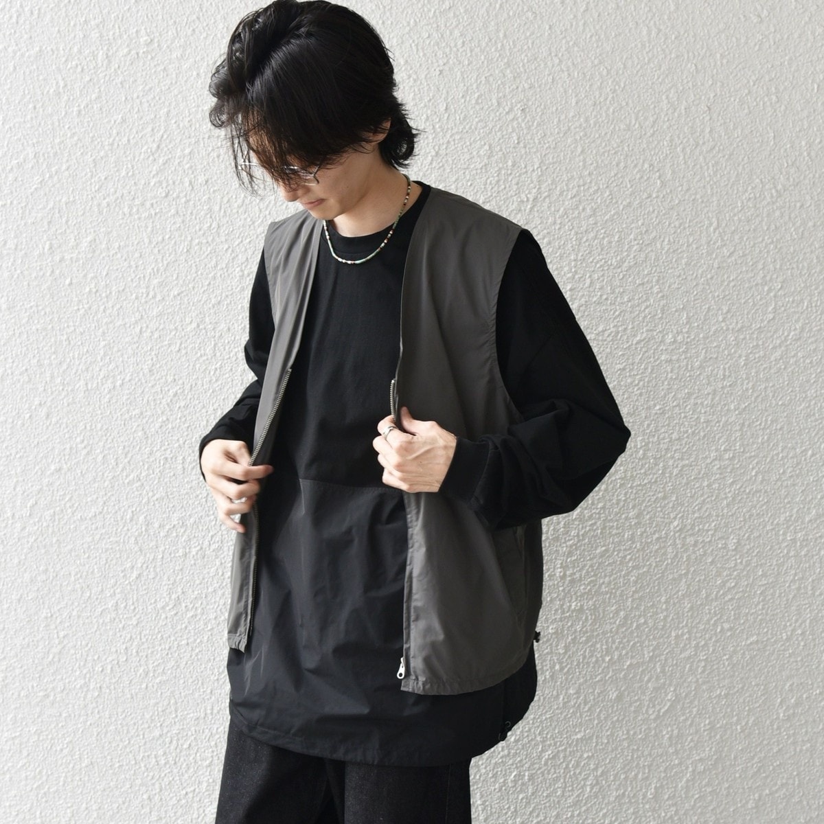 DANTON ／ インサレーション ノーカラー ベスト | マルイウェブ