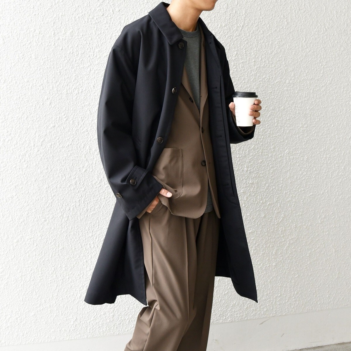 BEAUTY＆YOUTH リバーシブルバルカラーコート XLサイズ BEAUTY&YOUTH リバーシブル バルカラー コート XL