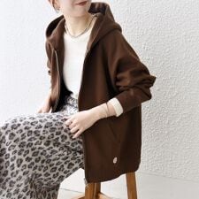 シップス エニィ(SHIPS any)の《追加予約》SHIPS any:〈洗濯機可能〉USAコットン 裏起毛 ジップ スウェット パーカー