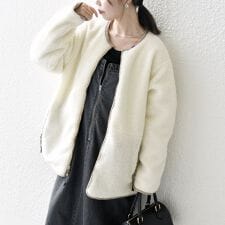 シップス エニィ(SHIPS any)の【SHIPS any別注】TAION:〈手洗い可能〉ダウン ボア リバーシブル ジャケット