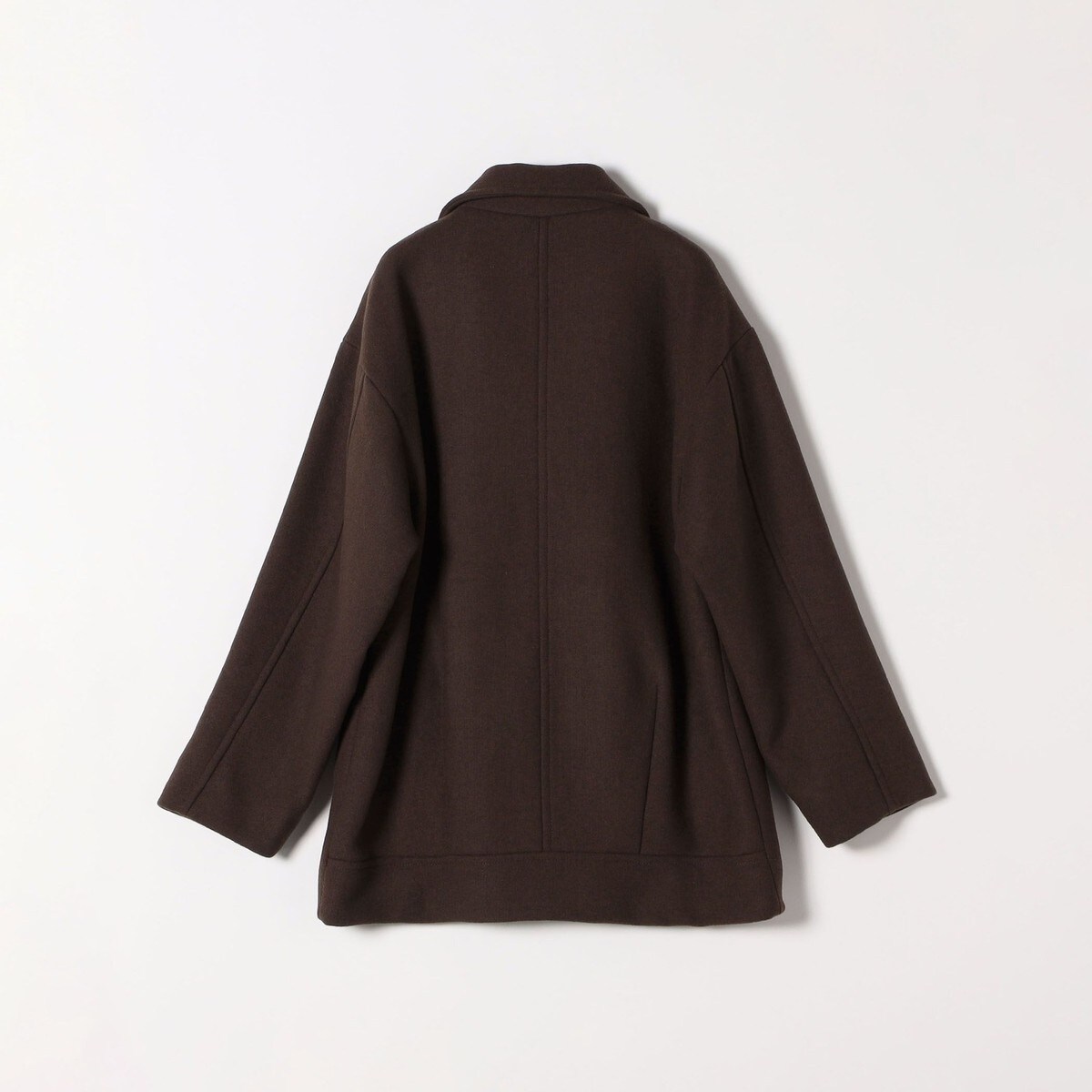 SHIPS any: ウール ミックス コクーン ショート Pコート | シップス