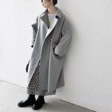 SHIPS any: バルマカーン コクーン コート 25AW