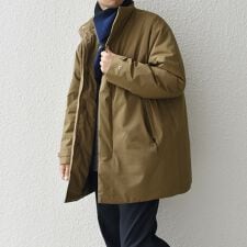 SHIPS any: 〈撥水・防風等〉多機能 スタンドカラー ダウン ミドル コート◇