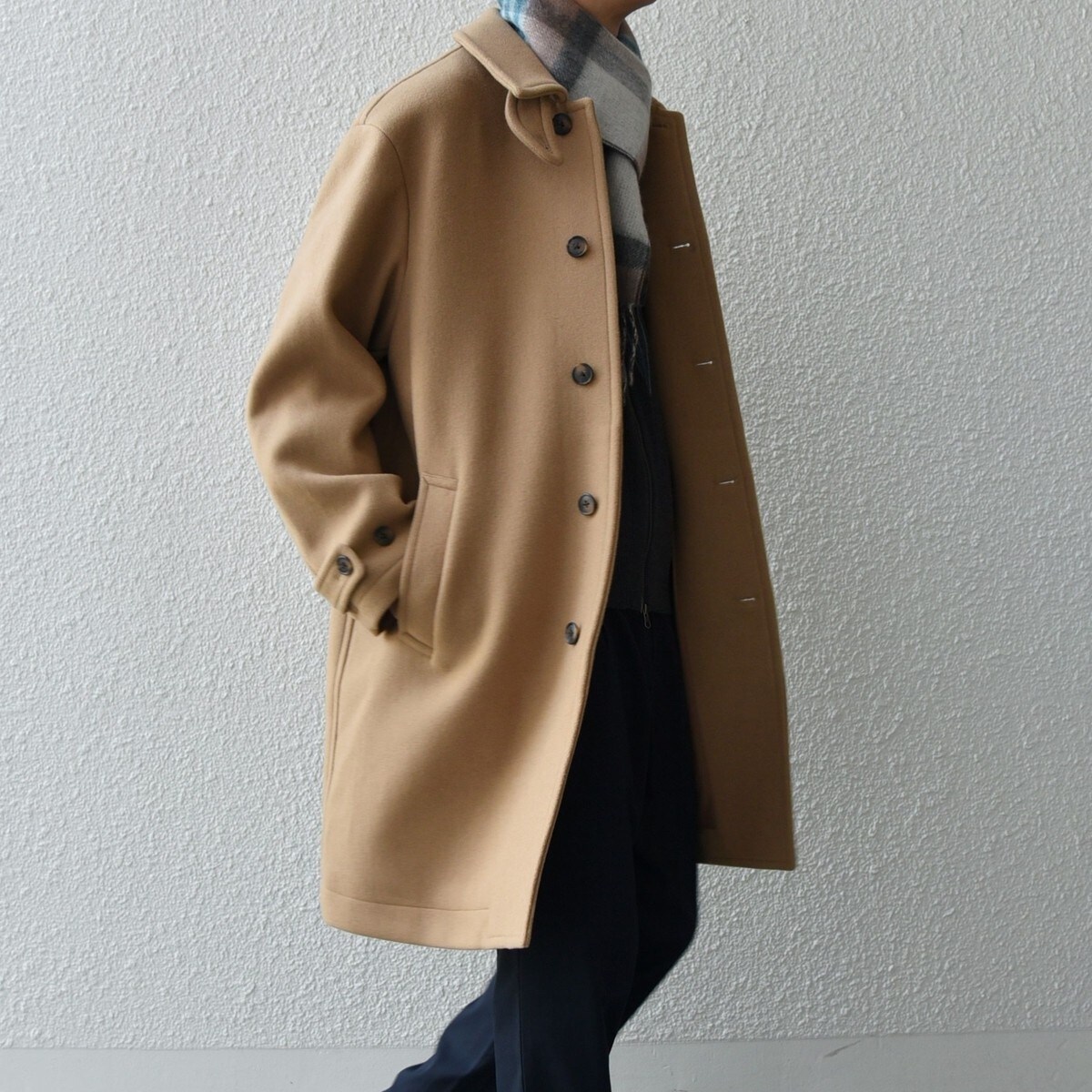 SHIPS any: PURE WOOL MELTON ステンカラー コート ◇ | シップス
