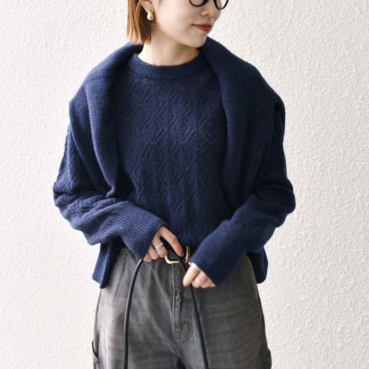 SHIPS for women / シップスウィメン SHIPS any:〈手洗い可能〉スウェットライク ニット プルオーバー SHIPS any ニット セーター any:「手洗い可能」スウェットライク