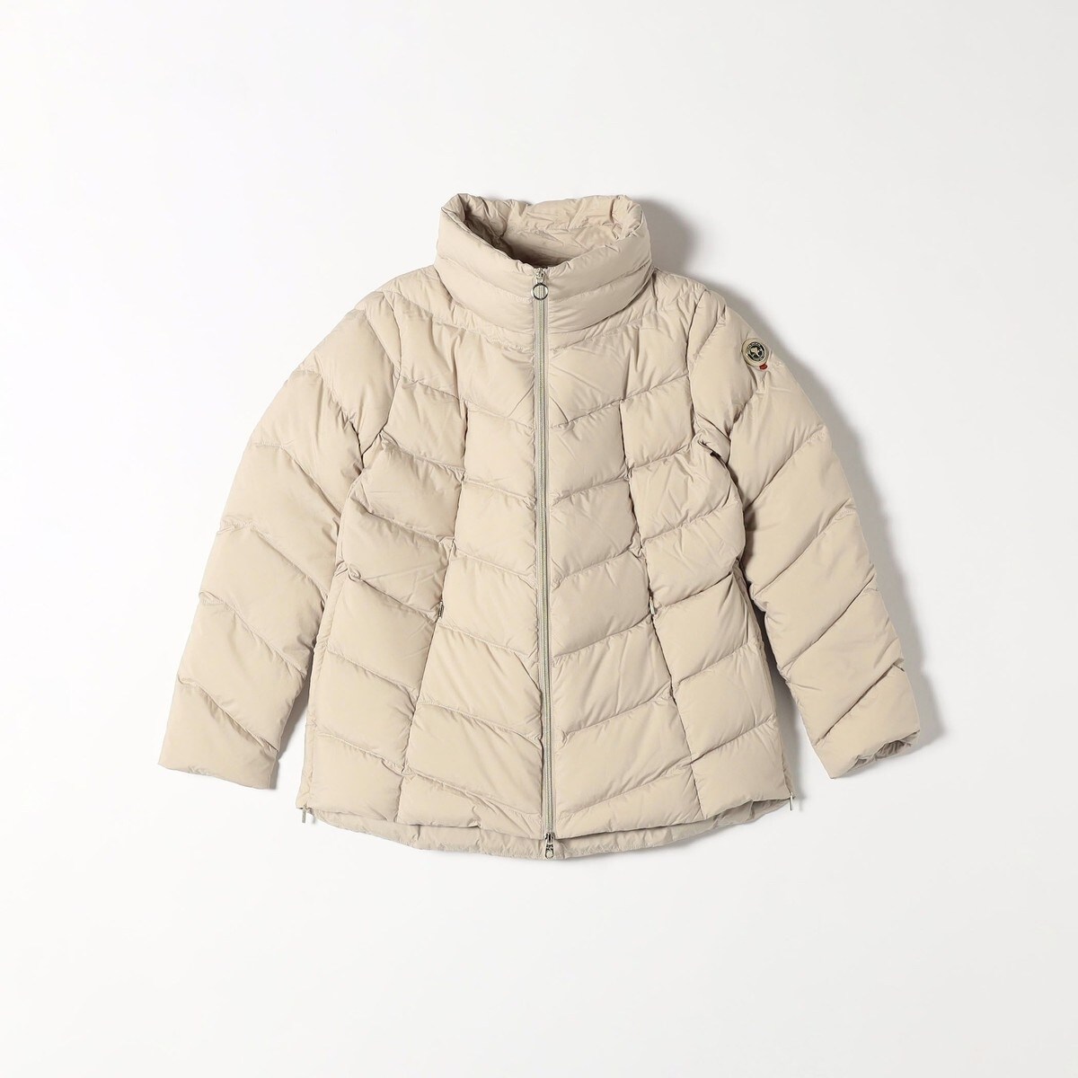 CAPE HORN: ALVAREZ MATT セミロング フード付き ダウン コート