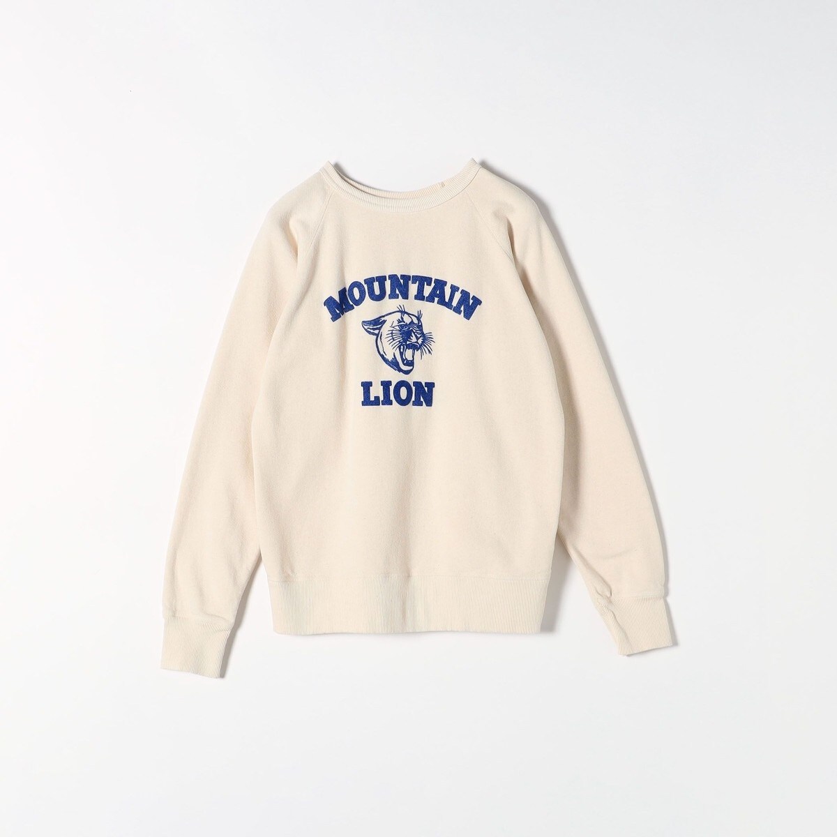 Mixta:〈洗濯機可能〉プリント ラグラン クルーネック プルオーバー