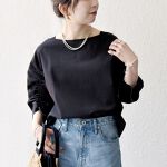 SHIPS any:〈洗濯機可能〉ミニサッカー ドロスト リボン ボートネック 