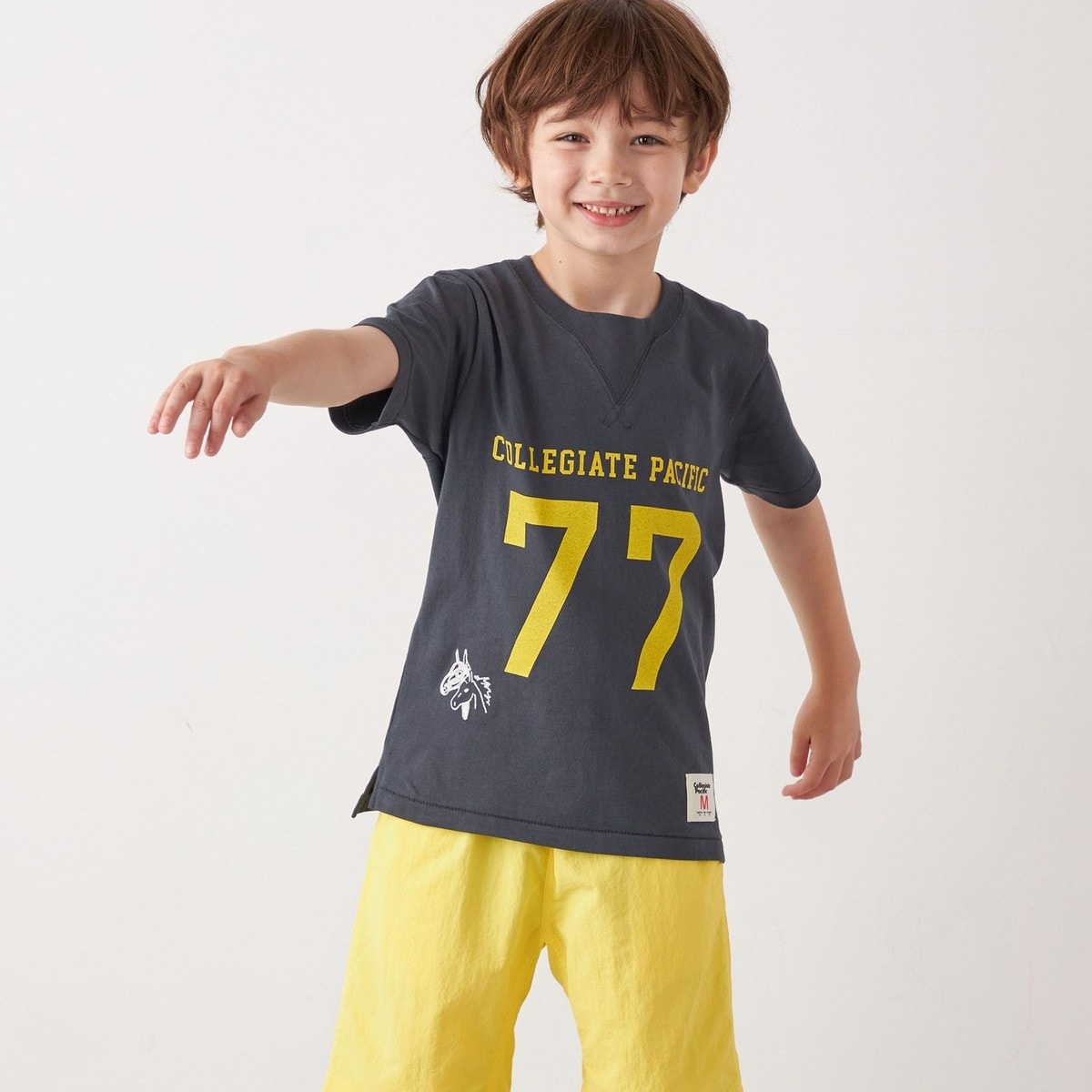 SHIPS any別注Collegiate Pacific プリント&刺繍T SHIPS any別注】Collegiate Pacific:プリント&刺繍 Tシャツ