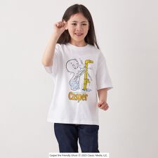 SHIPS any: CASPER プリント コラボ Tシャツ◇