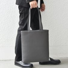 SHIPS any: スプリット レザー スマート トートバッグ◇