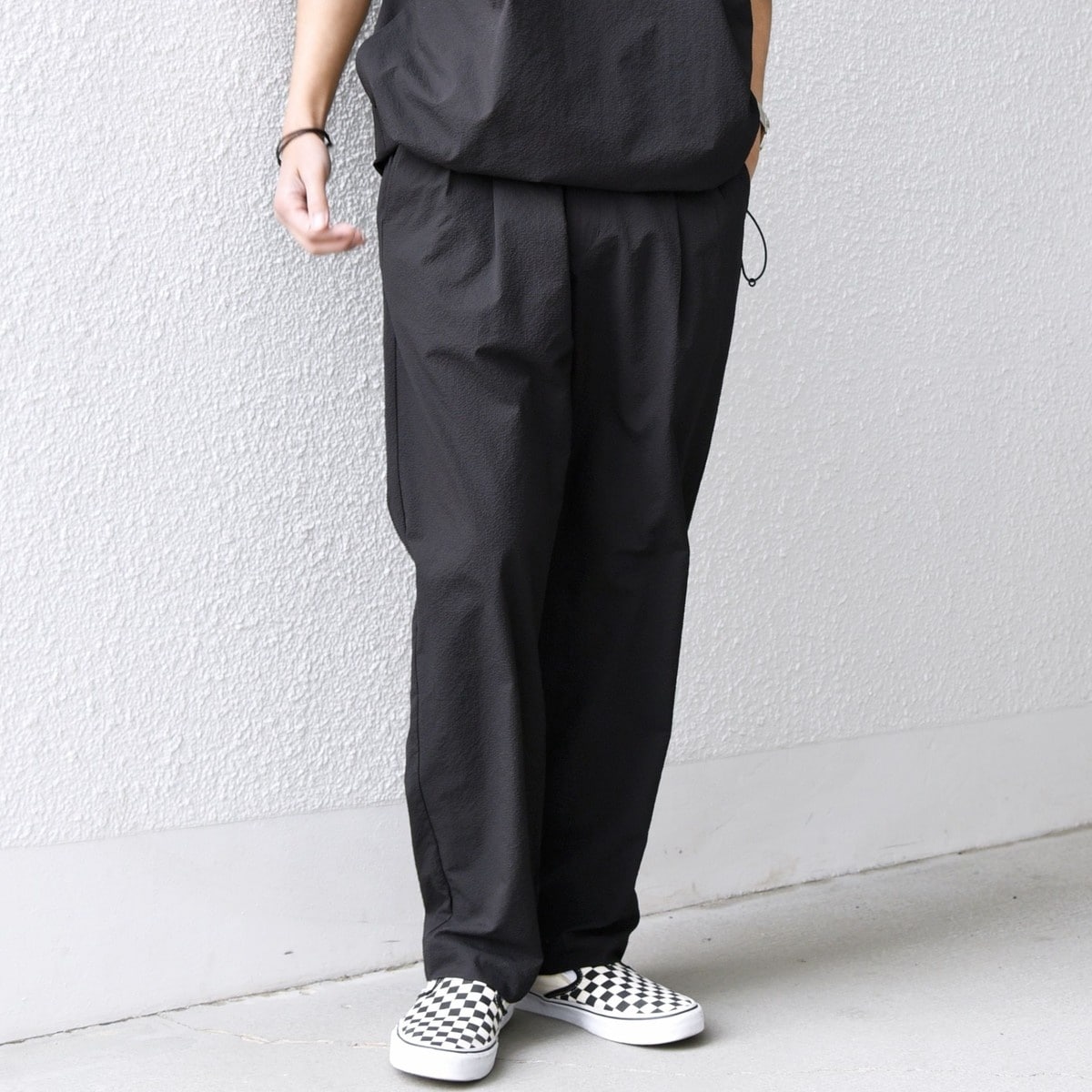 SHIPS any:〈吸水速乾〉Rapidry クリース アンクル テーパード