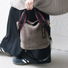 《予約》【SHIPS any別注】Folna: 2WAY ライン リバーシブル ショルダー バッグ