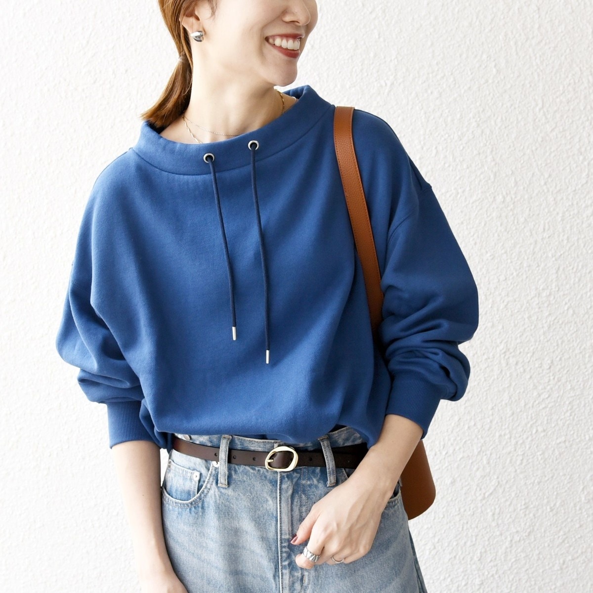 SHIPS for women / シップスウィメン SHIPS any:〈手洗い可能〉裏起毛 ビジュー クルーネック コンパクト プルオーバー SHIPS any:〈手洗い可能〉裏起毛 ビジュー クルーネック
