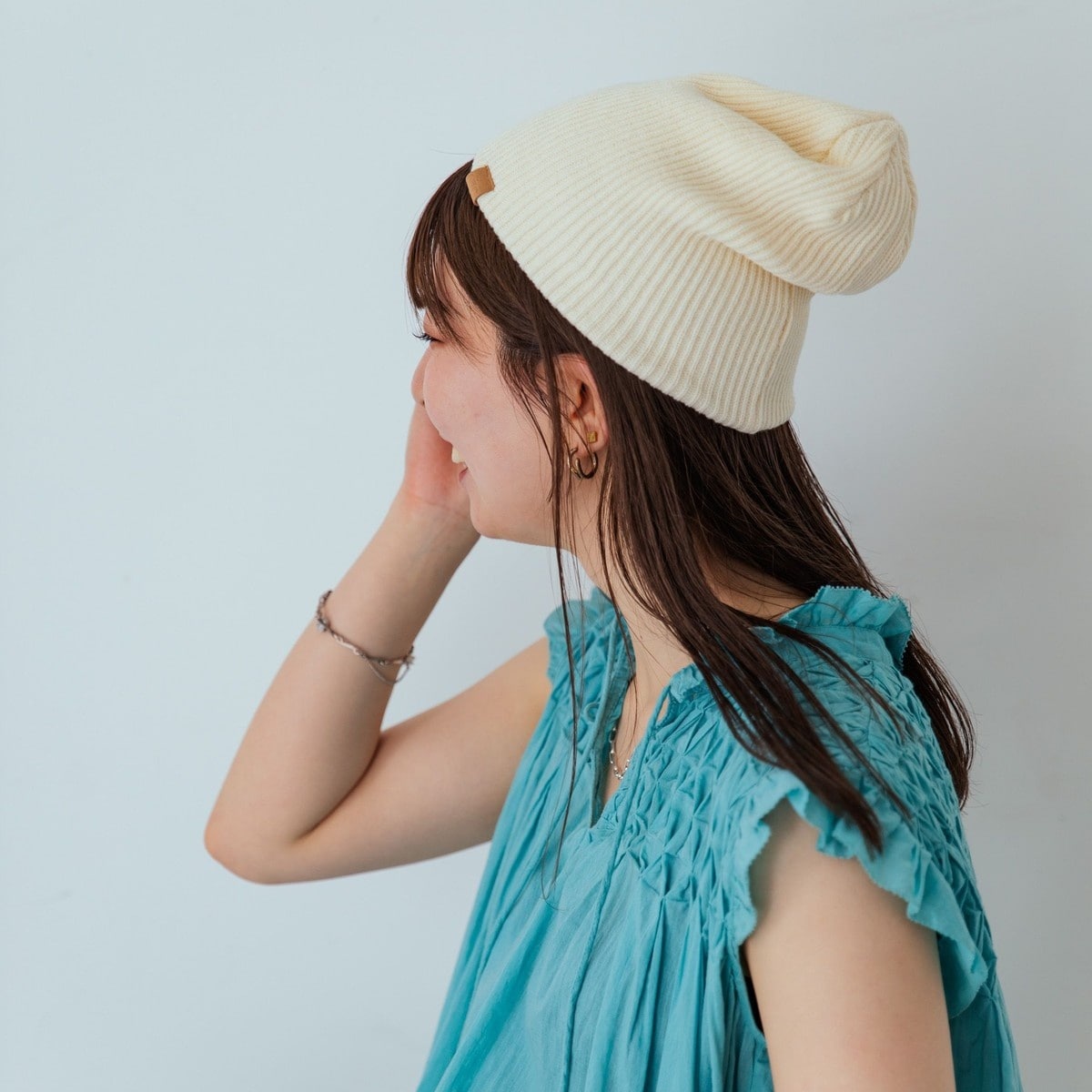 SHIPS any: ワンポイント ピスネーム 2WAY ワッチキャップ (ユニ