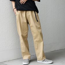 【SHIPS any別注】GRAMiCCi: ルーズ テーパード ストレッチ チノパンツ◇