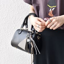 VELETTO: 2WAY ショルダー ミニ ボストン バッグ