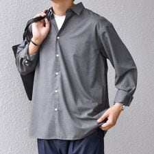 SHIPS any: LIM BLESS レギュラーカラー シャツ(セットアップ対応)◆