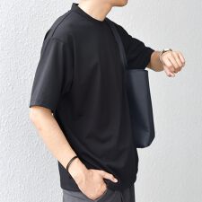 SHIPS any: JAPAN MADE クリアベアスムース スロープネック ジャケット Tシャツ