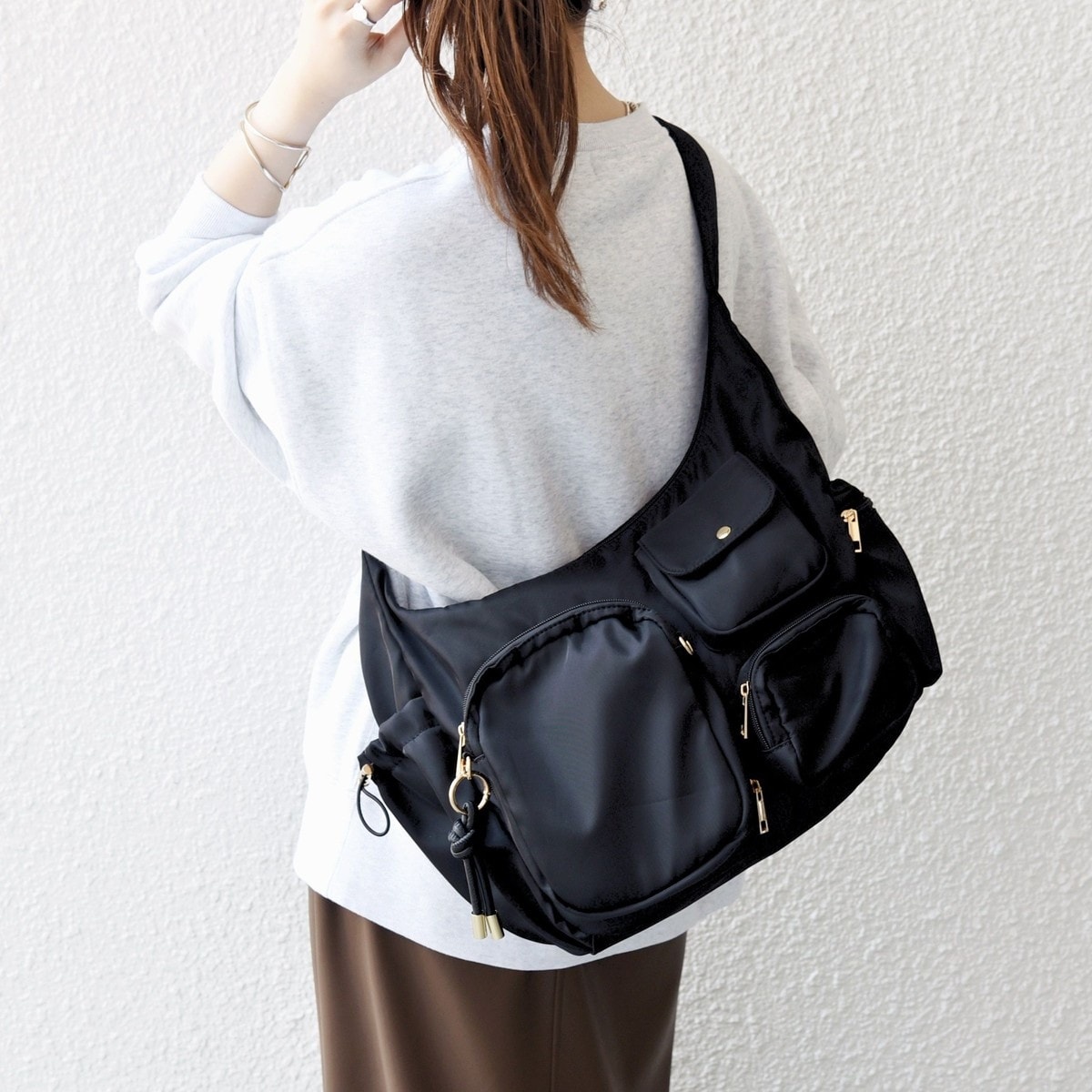 SHIPS any別注】M Rose: 2WAY レザー ボストン ショルダー