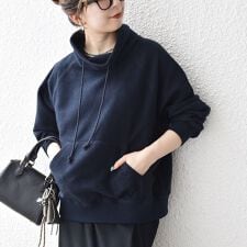 《予約》SHIPS any:〈洗濯機可能〉フリース ライク ハイネック プルオーバー