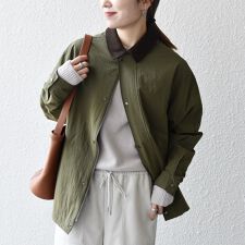 【SHIPS any別注】Bollington: タスランナイロン ショート ハンティングジャケット