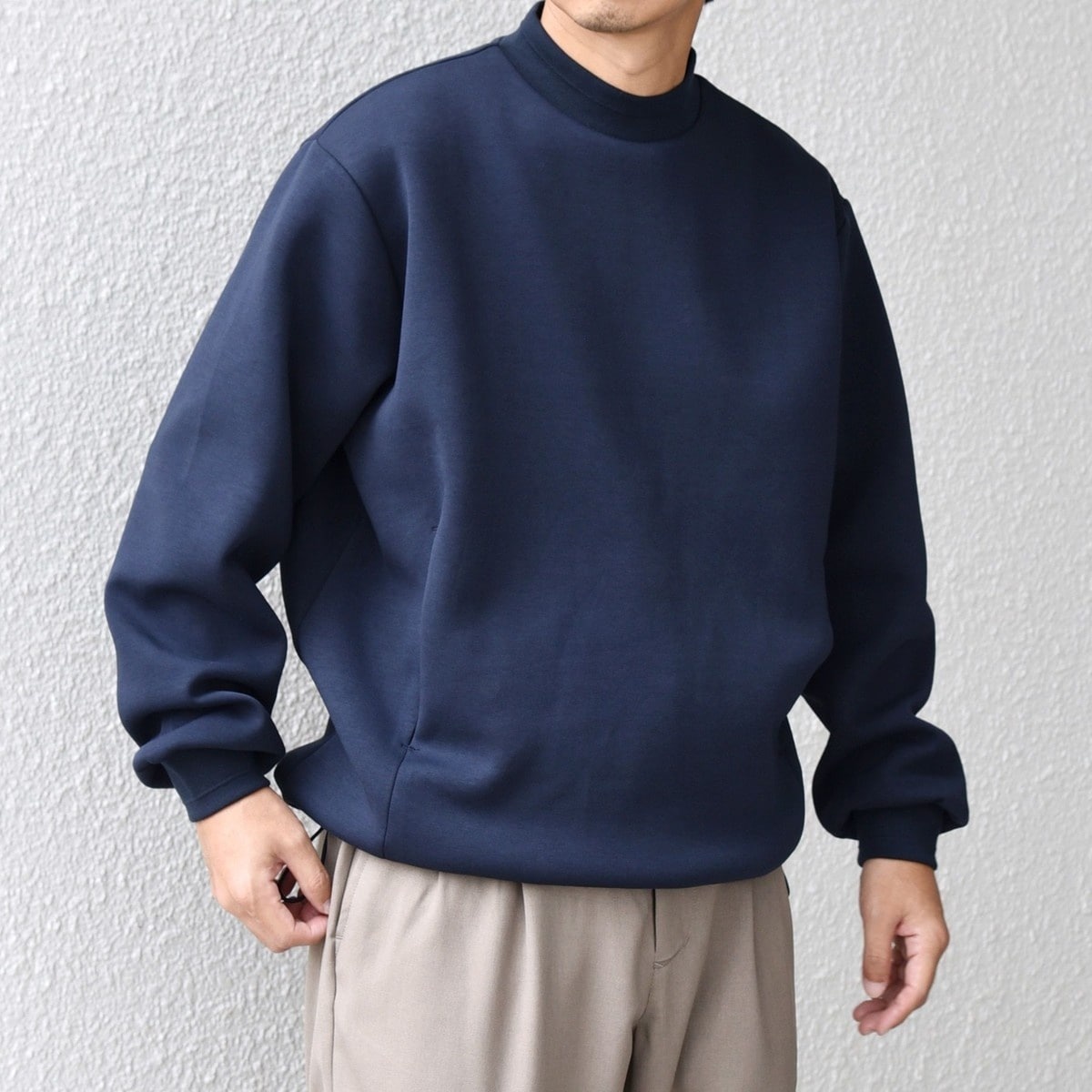 SHIPS: シーアイランド コットン モックネック ニットTシャツ