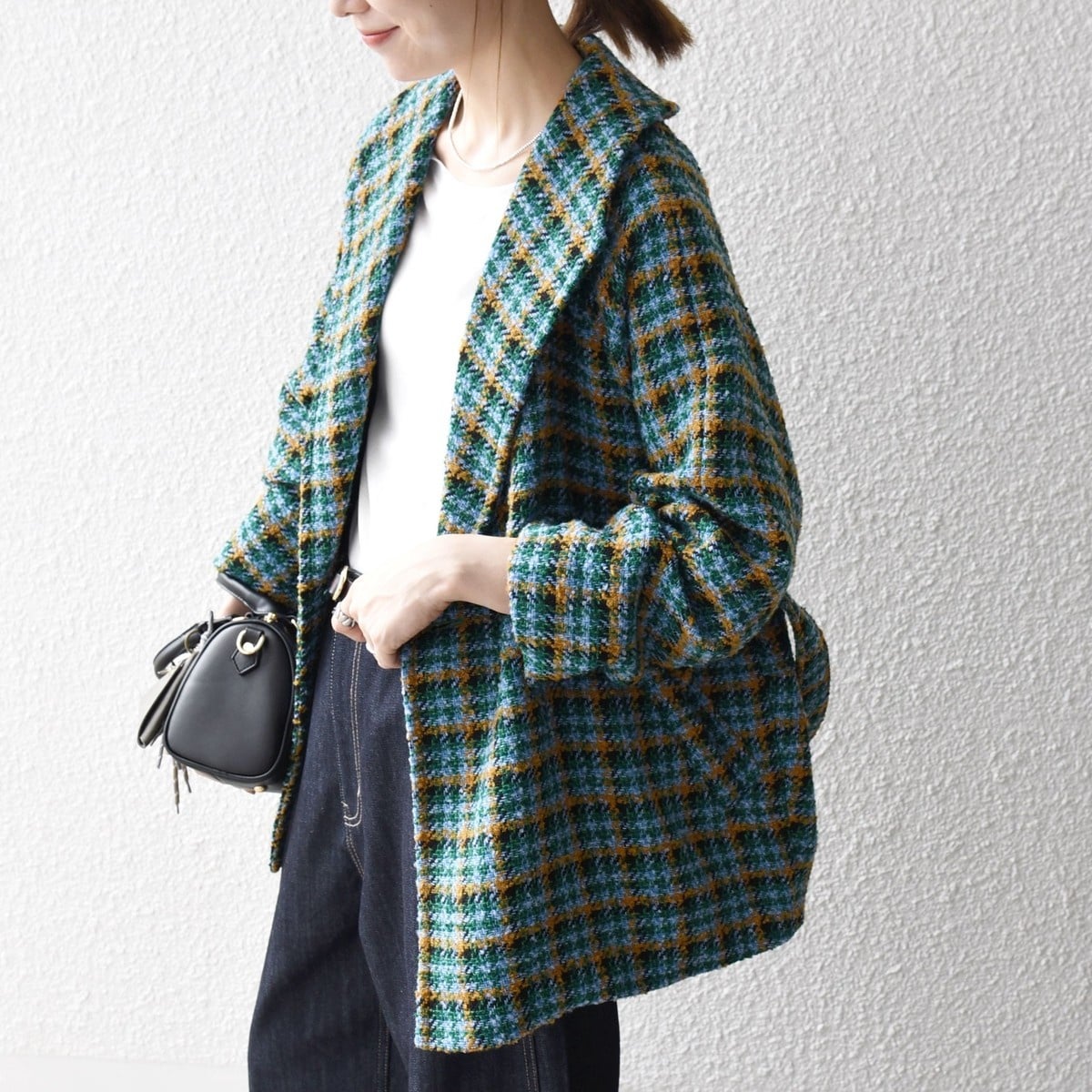 SHIPS any シップスエニィ アイビーブレザー ダブル ジャケット グレー シップス エニィ SHIPS any SHIPS any:〈洗濯機可能〉アイビー