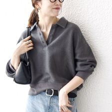《予約》SHIPS any:〈手洗い可能〉サカリバ コンパクト ポロシャツ プルオーバー