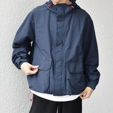 SHIPS any:〈洗濯機可能〉コットン/ナイロン フェードカラー スピンドル マウンテンパーカー