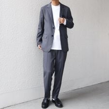 SHIPS any:〈洗濯機可能/抗ピリング〉ウールライク オールシーズン セットアップ ジャケット