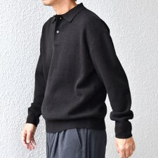 シップス エニィ(SHIPS any)のSHIPS any:〈手洗い可能〉ハイゲージ ミラノリブ ブラッシュド リラックス ニット ポロ◇