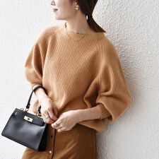 《予約》SHIPS any:〈手洗い可能〉AQUA カシミヤ ミックス ハイネック ニット
