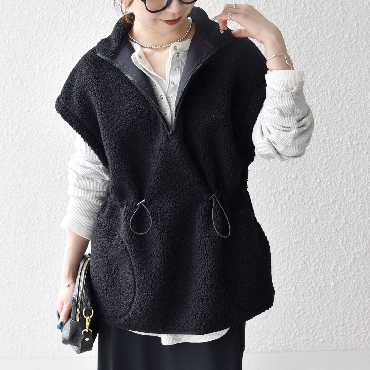 WEB限定】 高密度 ブライト ボア スタンドコート | シップス(SHIPS