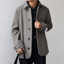 シップス エニィ(SHIPS any)のSHIPS any: PURE WOOL MELTON シングル Pコート 25AW◇