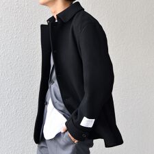 シップス エニィ(SHIPS any)のSHIPS any: PURE WOOL MELTON シングル Pコート 25AW◇