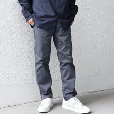 SHIPS any:〈洗濯機可能〉フェードカラー ストレッチ スリム テーパード チノ パンツ◇