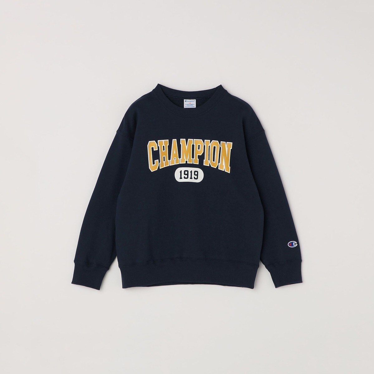 Champion: クルーネック カレッジライク ロゴ スウェット | シップス