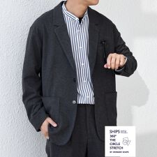 シップス エニィ(SHIPS any)のSHIPS any: 360° THE CIRCLE STRETCH ウールライク ジャケット(セッ