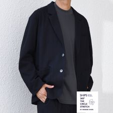 シップス エニィ(SHIPS any)のSHIPS any: 360° THE CIRCLE STRETCH ウールライク ジャケット(セッ