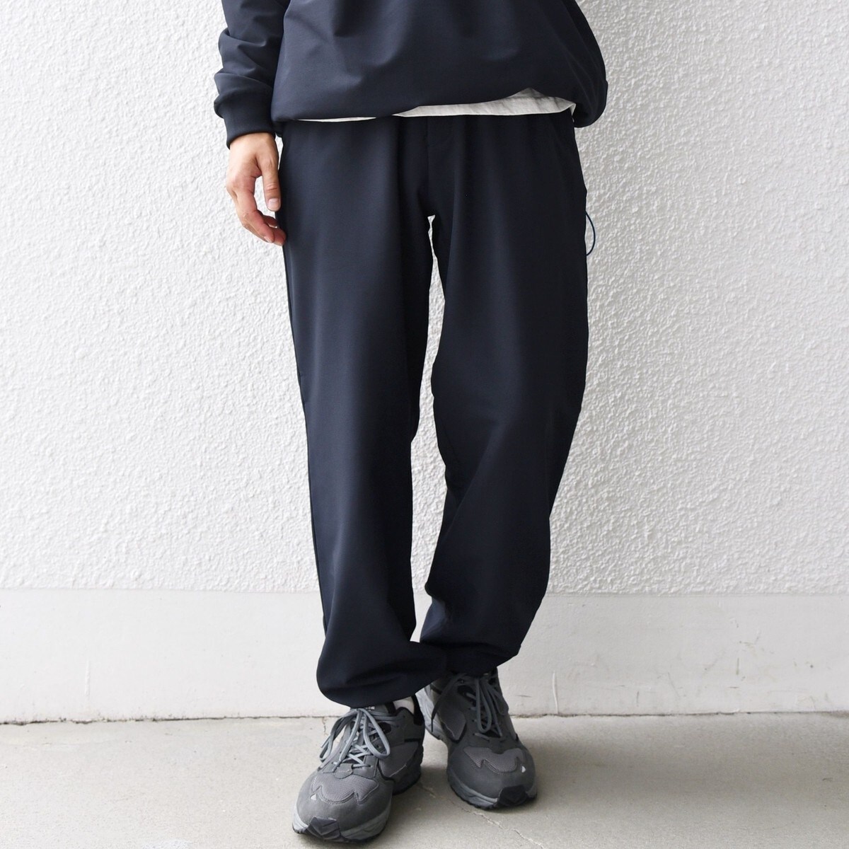 SHIPS any:〈洗濯機可能〉ストレッチ 裏起毛 ウォーム アーバン イージー パンツ◆