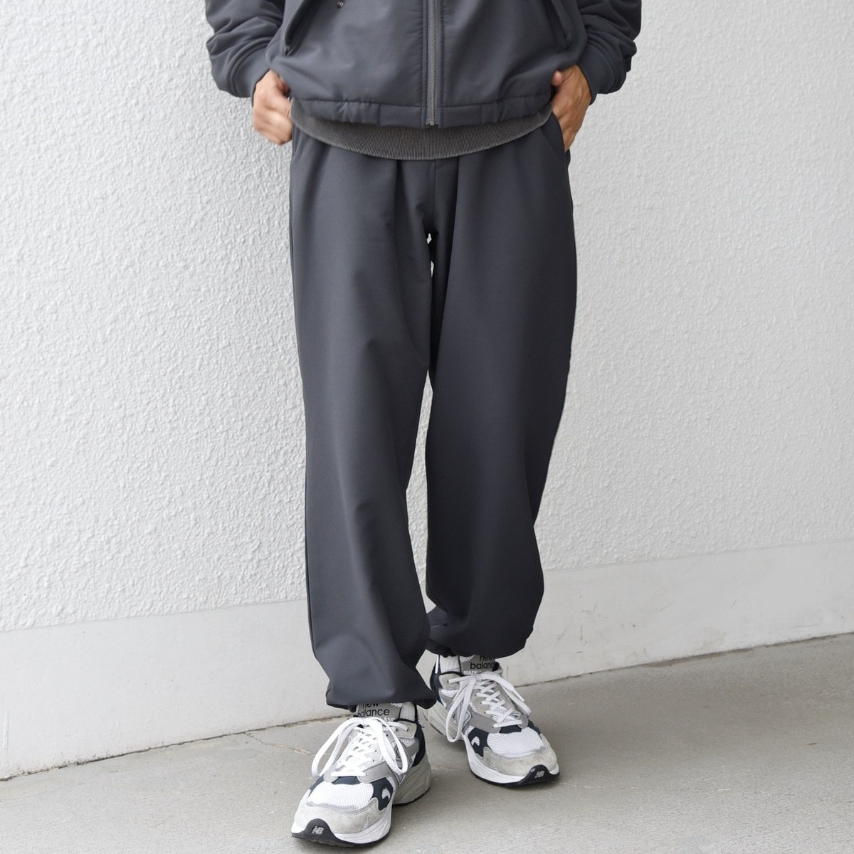 SHIPS any:〈洗濯機可能〉ストレッチ 裏起毛 ウォーム アーバン イージー パンツ◆