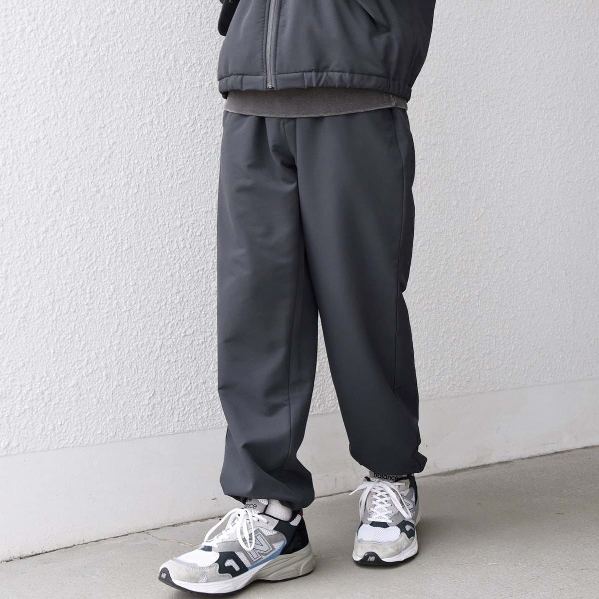 SHIPS any:〈洗濯機可能〉ストレッチ 裏起毛 ウォーム アーバン イージー パンツ◆