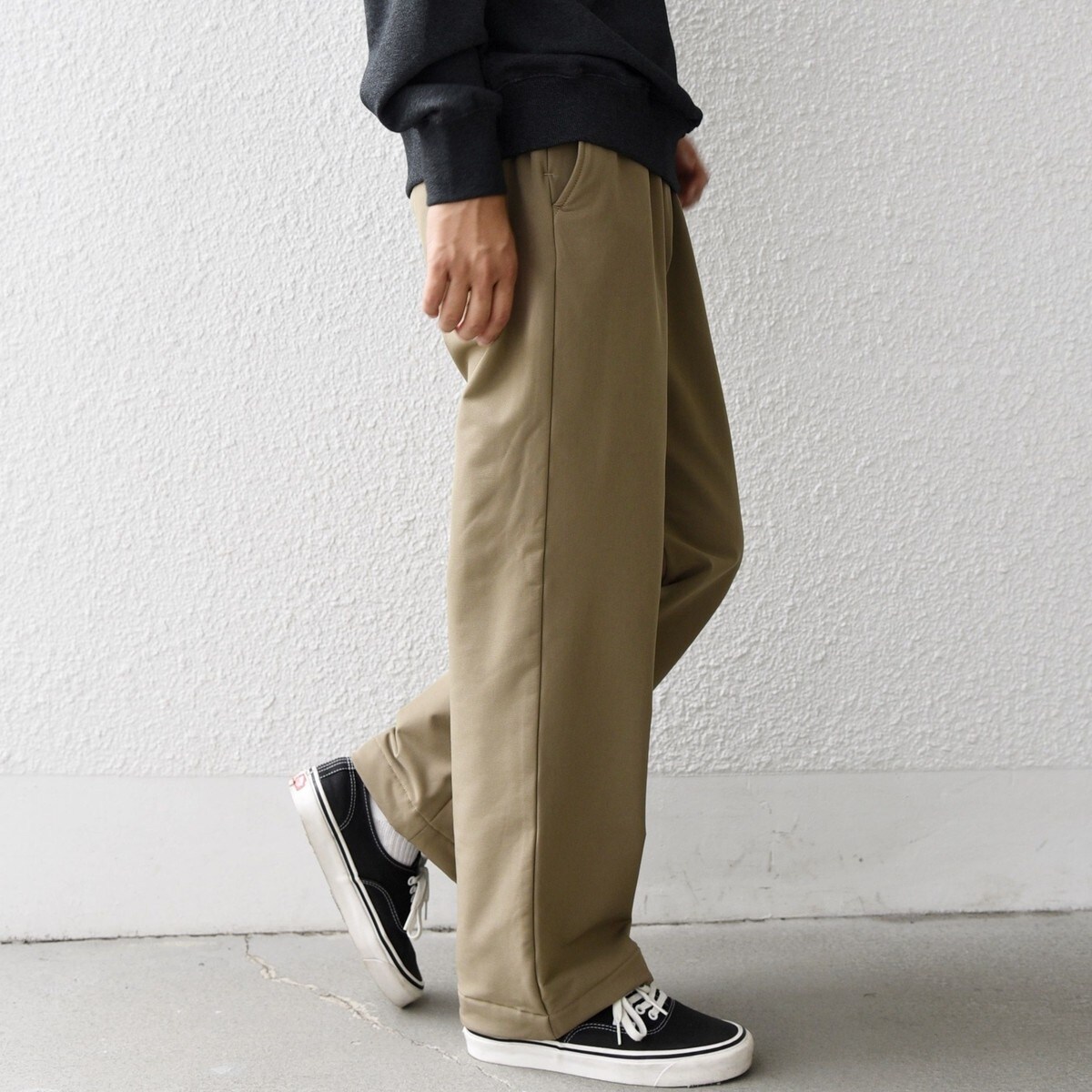 SHIPS any:〈洗濯機可能〉ストレッチ 裏起毛 ウォーム アーバン イージー パンツ◆